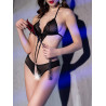Chilirose Body ouvert Candice - Noir